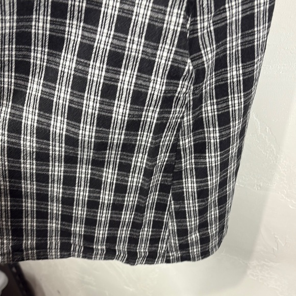 Hollister Black and White Plaid Dress size medium - Picture 5 of 10